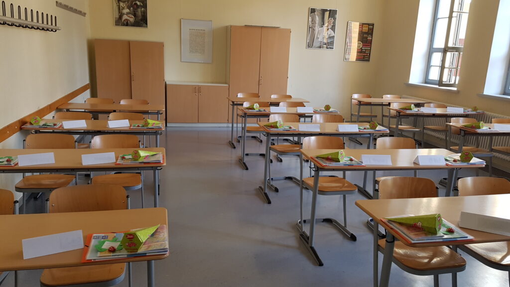 Foto von einem Klassenzimmer