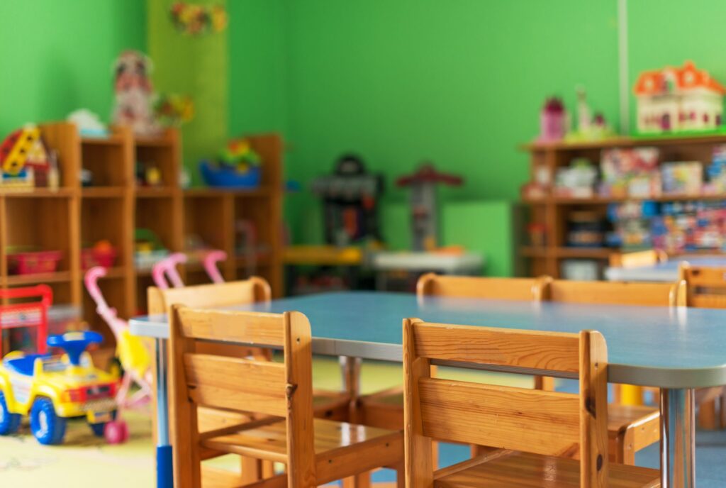 Foto von einem Gruppenzimmer im Kindergarten